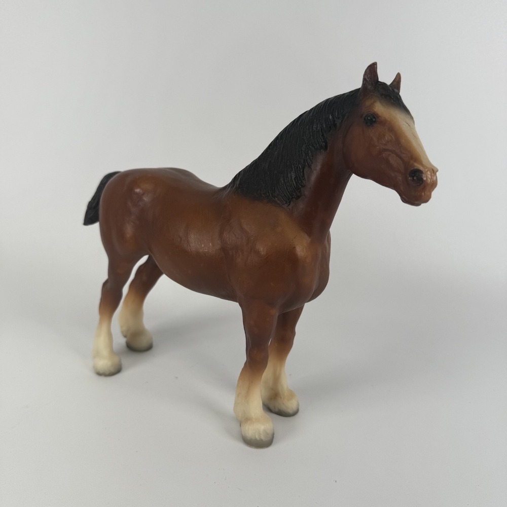 Vintage Breyer‎ Horse #83 Chestnut Clydesdale Draft Mare Made In USA
